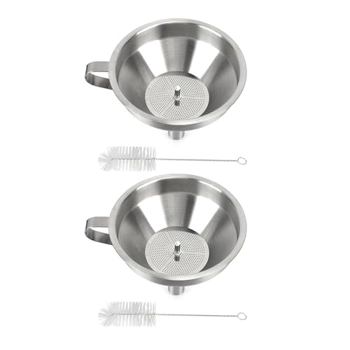 AYPOHU Edelstahl Trichter Mit Reinigungsbürste Abnehmbarer Doppelsiebfilter Für SLA/DLP/LCD UV-3D Drucker Zubehör 3D Drucker Trichterfilter von AYPOHU