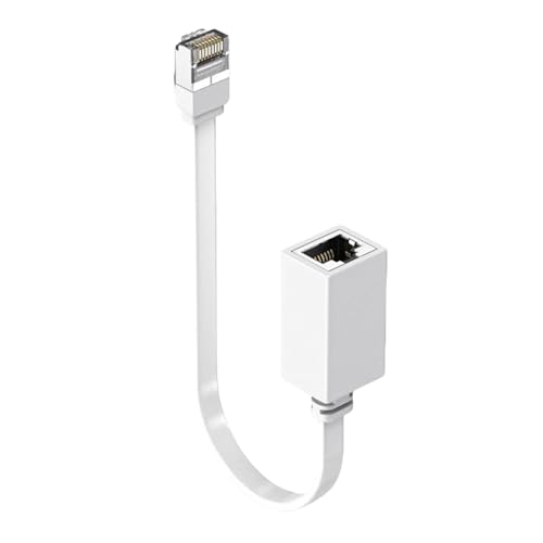 AYPOHU Rechtwinkliges Ethernet Kabel 90 Grad Cat7-Ethernet Kabel 10 Gbit/s 10 G Gigabit Internet Netzwerkkabel Für PC von AYPOHU