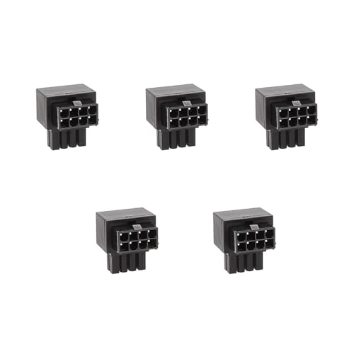 AYPOHU Desktop CPU 8Pin Netzteil Hauptplatine 8pin Auf 8Pin 90 Grad Servolenkungsanschluss 90° Adapter Desktops Grafikkarte GPU Netzteil Grafikkarte Grafikkarte GPU von AYPOHU