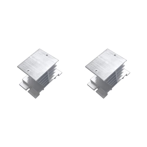 Silberfarbener Aluminium Kühlkörper SSR Ableitung Für Einphasiges Halbleiterrelais 10 A–40 A 3 15 97 97 Zoll Aluminium Kühlkörper Silberfarbener Aluminium Kühlkörper SSR Ableitung Für Einphasiges Halbleiterrelais 10 A–40 A 3 15 97 97 Zoll Aluminium Kühlkörper von AYPOHU