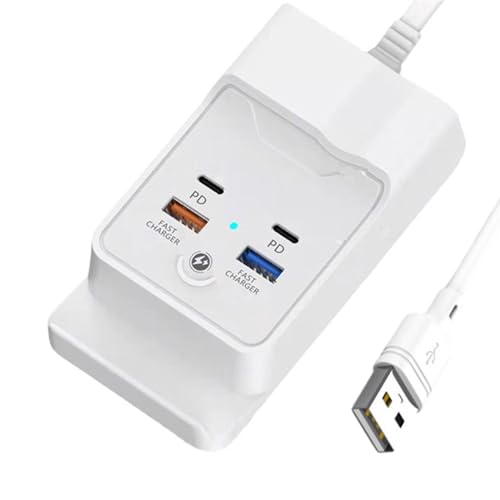 AYPOHU Tragbare USB-4-Tablets Oder Smartphones 2 USB Anschlüssen 2 Anschlüssen Mehrfachkonverter 139 cm Langes von AYPOHU