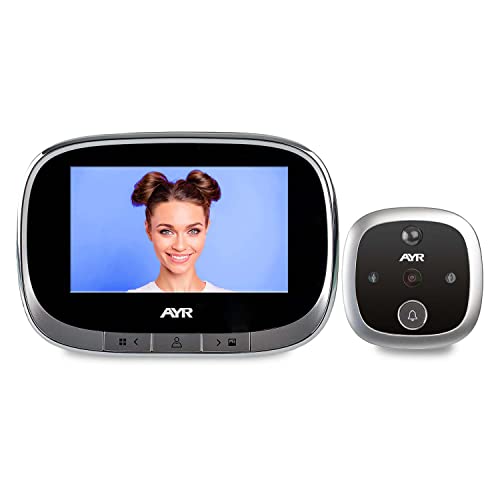 Digitaler Türspion WiFi AYR 763, schützt Ihre Tür. Großes 4,3-Zoll-Bildschirm, Bewegungssensor, Infrarot und Nachtsicht. Digitaler Türspion WiFi AYR 763, schützt Ihre Tür. Großes 4,3-Zoll-Bildschirm, Bewegungssensor, Infrarot und Nachtsicht. von AYR