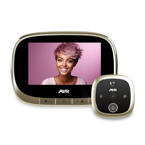 Digitaler Türspion AYR 764. Schützen Sie Ihre Tür. Großes Display von 10,9 cm (4,3 Zoll), Bewegungssensor, Infrarot und Nachtsicht. Nehmen Sie auf, wenn jemand an Ihrer Tür ist. Digitaler Türspion AYR 764. Schützen Sie Ihre Tür. Großes Display von 10,9 cm (4,3 Zoll), Bewegungssensor, Infrarot und Nachtsicht. Nehmen Sie auf, wenn jemand an Ihrer Tür ist. von AYR