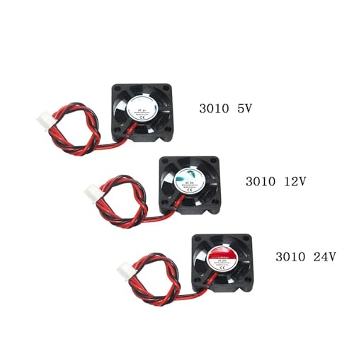 VNJUGF 2Pin DC-Kühler Kleiner Lüfter DIY Reprap for j-head hotend 3D Pinter Teile 3010 Lüfter 30MM 30x30x10MM 12V 5V 24V wanglan(3010 12v) von AYRTEGI