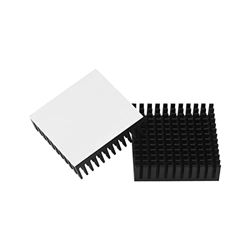VNJUGF 3D-Druckerteile Aluminium-Motorkühlkörper Extrudierter Wärmeableitungs-Elektronikkühlkörper 17 42 Schrittmotor 40x40x11mm wanglan(4PCS) von AYRTEGI