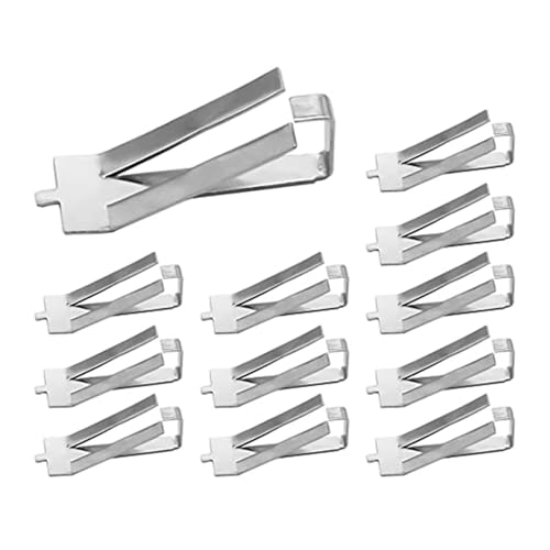VNJUGF Edelstahl-Glasbett-Feder-Drehclip-Klemmhalter 3 3S, 5 CR-20 PRO, CR-10S Pro 3D-Drucker wanglan(8pcs) von AYRTEGI