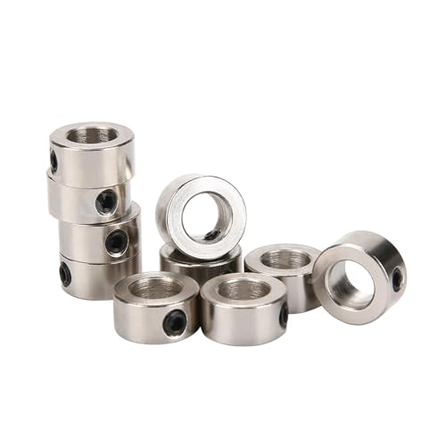 VNJUGF Lock Collar T8 Lead Screw Opensource Lock Screw Lock Ring Lock Block Isolation Column 4mm/5mm/6mm/7mm/8mm 3D Printer wanglan(Type A,6mm (1pcs)) von AYRTEGI