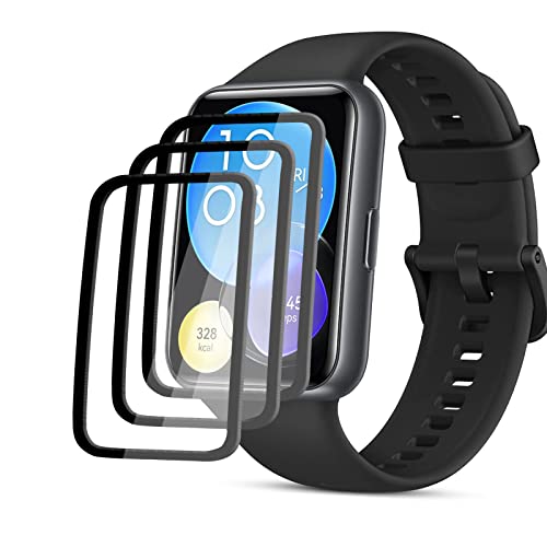 AYSOW Displayschutzfolie aus gehärtetem Glas für HUAWEI WATCH FIT 2 ACTIVE, Schutzfolie Anti-Kratzer Gehärtetes Glas folie Kompatibel mit HUAWEI WATCH FIT 2 ACTIVE [3-Stück] von AYSOW