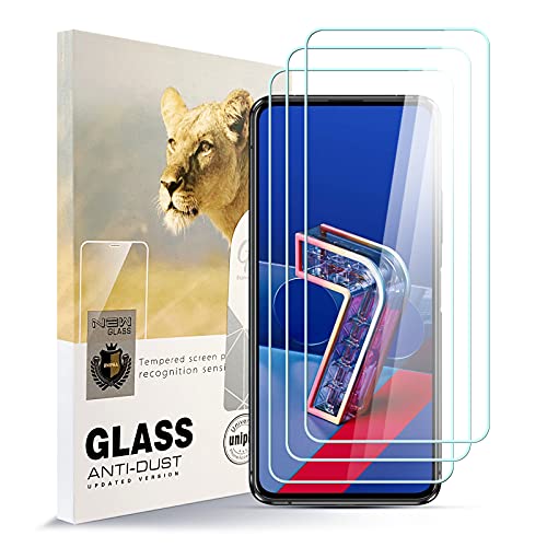 AYSOW Displayschutzfolie für ASUS ZENFONE 7 PRO Premium Glas 0.3mm 9H Härte 2.5D Film, Anti-Kratzer, Blasenfrei, Glasschutzfolie Schutzfolie für ASUS ZENFONE 7 PRO[3 Stück] von AYSOW