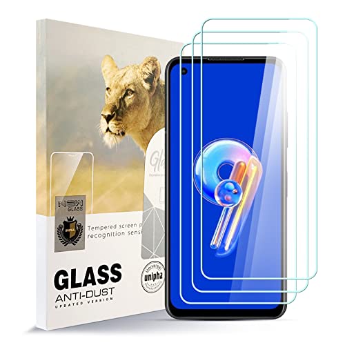 AYSOW Displayschutzfolie für ASUS ZENFONE 9 Premium Glas 0.3mm 9H Härte 2.5D Film, Anti-Kratzer, Blasenfrei, Glasschutzfolie Schutzfolie für ASUS ZENFONE 9[3 Stück] von AYSOW