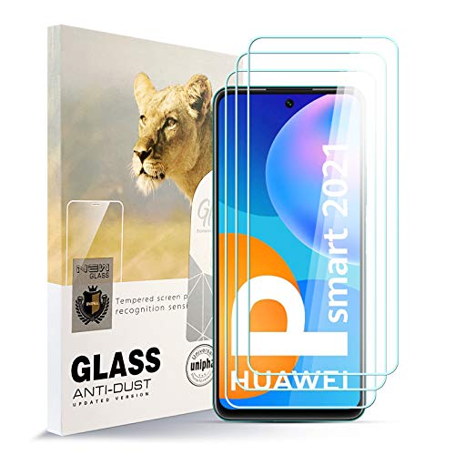 AYSOW Displayschutzfolie für Huawei P Smart 2021 Premium Glas 0.3mm 9H Härte 2.5D Film, Anti-Kratzer, Blasenfrei, Glasschutzfolie Schutzfolie für Huawei P Smart 2021[3 Stück] von AYSOW