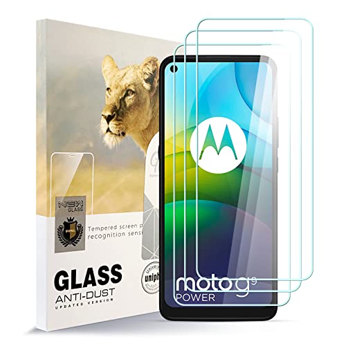 AYSOW Displayschutzfolie für MOTO G9 POWER Premium Glas 0.3mm 9H Härte 2.5D Film, Anti-Kratzer, Blasenfrei, Glasschutzfolie Schutzfolie für MOTO G9 POWER[3 Stück] von AYSOW