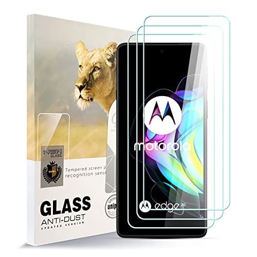 AYSOW Displayschutzfolie für Motorola Edge 20 HD-Hartglasfolie Anti-Fingerabdruck Blasenfrei, 9H Härte Glasschutzfolie Schutzfolie für Motorola Edge 20 [3er Pack] von AYSOW