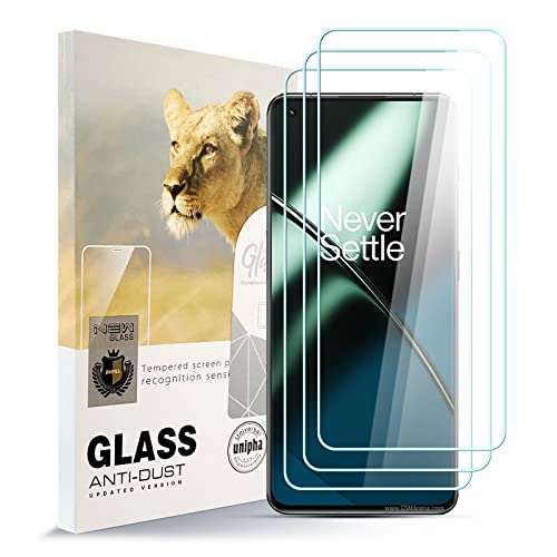AYSOW Displayschutzfolie für ONEPLUS 11 Premium Glas 0.3mm 9H Härte 2.5D Film, Anti-Kratzer, Blasenfrei, Glasschutzfolie Schutzfolie für ONEPLUS 11[3 Stück] von AYSOW