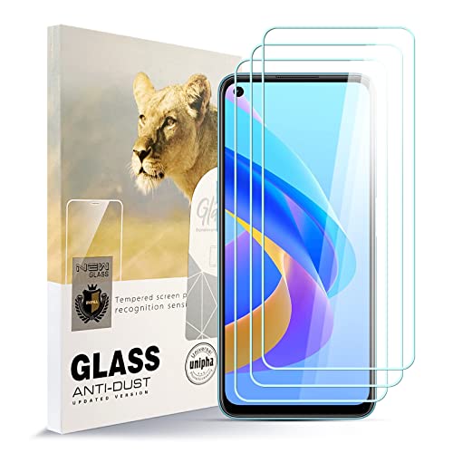 AYSOW Displayschutzfolie für OPPO A76 Premium Glas 0.3mm 9H Härte 2.5D Film, Anti-Kratzer, Blasenfrei, Glasschutzfolie Schutzfolie für OPPO A76[3 Stück] von AYSOW
