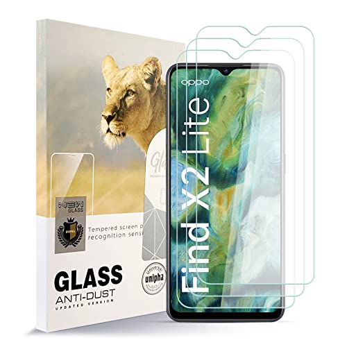 AYSOW Displayschutzfolie für Oppo FIND X2 LITE Premium Glas 0.3mm 9H Härte 2.5D Film, Anti-Kratzer, Blasenfrei, Glasschutzfolie Schutzfolie für Oppo FIND X2 LITE[3 Stück] von AYSOW