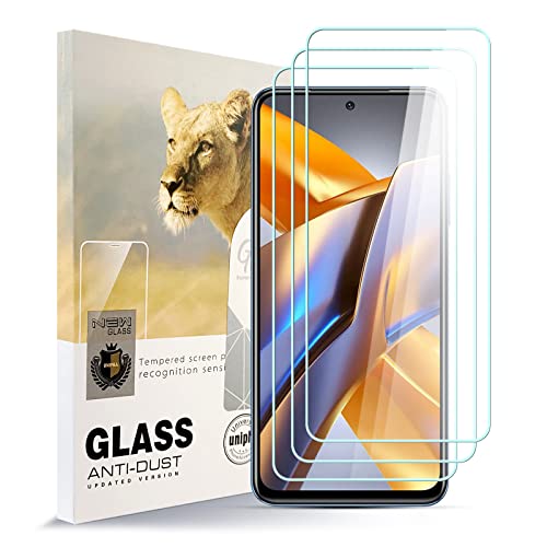 AYSOW Displayschutzfolie für Poco M5S Premium Glas 0.3mm 9H Härte 2.5D Film, Anti-Kratzer, Blasenfrei, Glasschutzfolie Schutzfolie für Poco M5S[3 Stück] von AYSOW