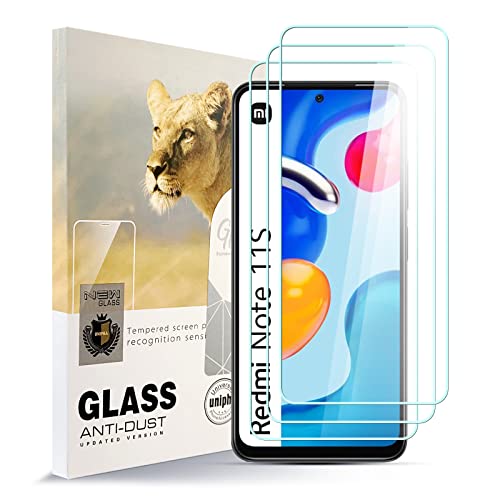 AYSOW Displayschutzfolie für REDMI NOTE 11S 5G Premium Glas 0.3mm 9H Härte 2.5D Film, Anti-Kratzer, Blasenfrei, Glasschutzfolie Schutzfolie für REDMI NOTE 11S 5G[3 Stück] von AYSOW
