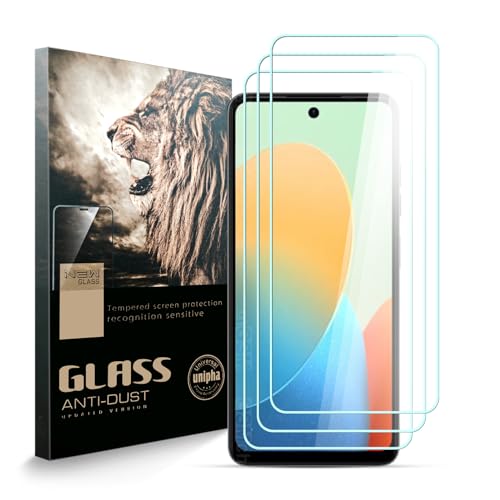 AYSOW Gehärtetes Glas Bildschirmschutz für Tecno Pop 8, Premium-Glas 0,3mm 9H Härte 2.5D Film, Anti-Kratzer, Einfache Installation, Bildschirmschutz für Tecno Pop 8[Packung mit 3] von AYSOW