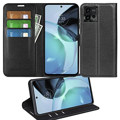 AYSOW Handyhülle für Moto G72, Premium Leder Faltbare Handy Schutzhülle mit Kartenfach und Standfunktion, Stoßfeste Handyhülle für Moto G72 AYSOW Handyhülle für Moto G72, Premium Leder Faltbare Handy Schutzhülle mit Kartenfach und Standfunktion, Stoßfeste Handyhülle für Moto G72 von AYSOW