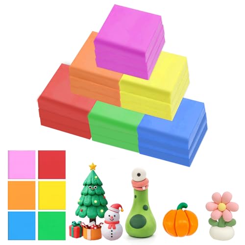 AYSYR 18 Stück Radiergummi Knete, 4 × 3,5cm Klebrigkeit Knetradiergummi, Weich Knetbar Radierknete, Formbare Radiergummiknete zum Radieren, für Hause Schule Kunstatelier Malen Schreiben Skizzieren von AYSYR