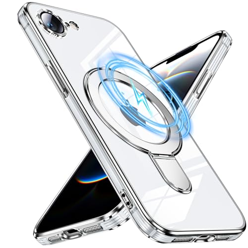 AYSZNBLA Magnetische Hülle für iPhone 16E mit O-Ring-Ständer, klare schlanke weiche Kante Hülle für Damen, Herren, Mädchen, Jungen, Fallschutz, stoßfest, schlanke Passform, langlebig, stilvolle AYSZNBLA Magnetische Hülle für iPhone 16E mit O-Ring-Ständer, klare schlanke weiche Kante Hülle für Damen, Herren, Mädchen, Jungen, Fallschutz, stoßfest, schlanke Passform, langlebig, stilvolle von AYSZNBLA