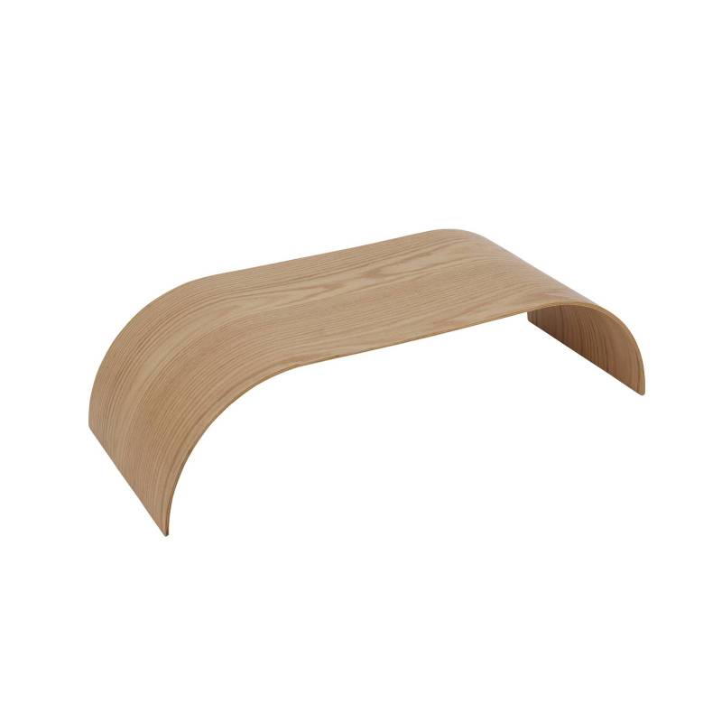AYTM Tablett Curva, eichefarben, 62 x 25 x 16 cm, Holz von AYTM