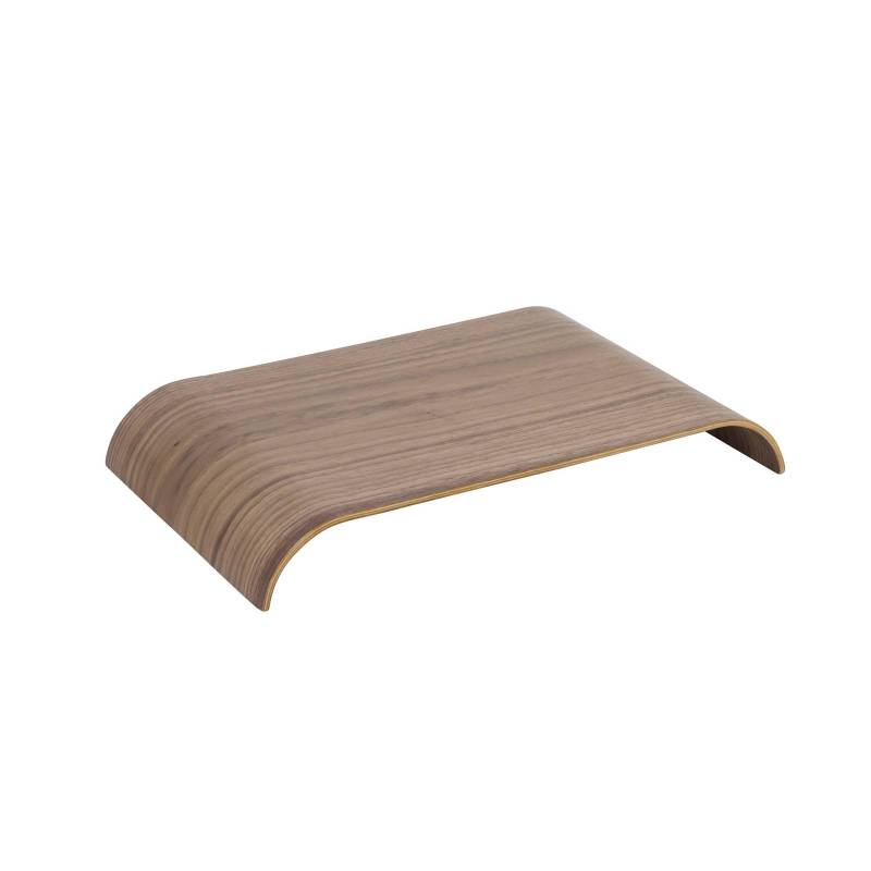 AYTM Tablett Curva, walnussfarben, 41 x 25 x 5 cm, Holz von AYTM