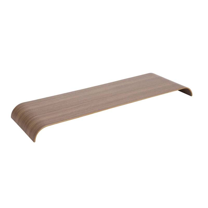 AYTM Tablett Curva, walnussfarben, 81 x 25 x 5 cm, Holz von AYTM