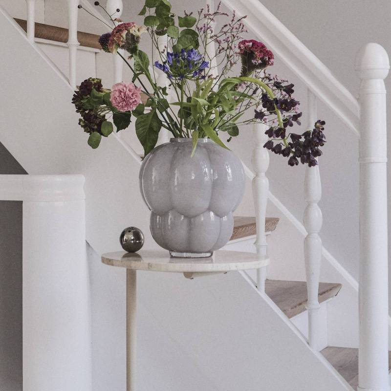 AYTM Vase Uva, Ø 26 cm, taubengrau, Glas, mundgeblasen von AYTM