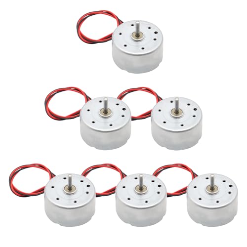 AYWHP 6 PCS Mini Elektromotor dc motor 3 V 1730 U/min für DIY Spielzeug, Windgenerator von AYWHP