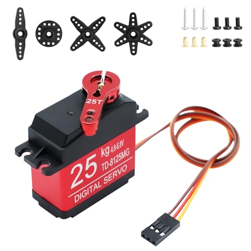DS3225 25KG 270° Digitaler Servomotor AYWHP 1 PCS Volles Kupfer Metall Getriebe Servo für RC Flugzeug Hubschrauber,für Arduino DS3225 25KG 270° Digitaler Servomotor AYWHP 1 PCS Volles Kupfer Metall Getriebe Servo für RC Flugzeug Hubschrauber,für Arduino von AYWHP