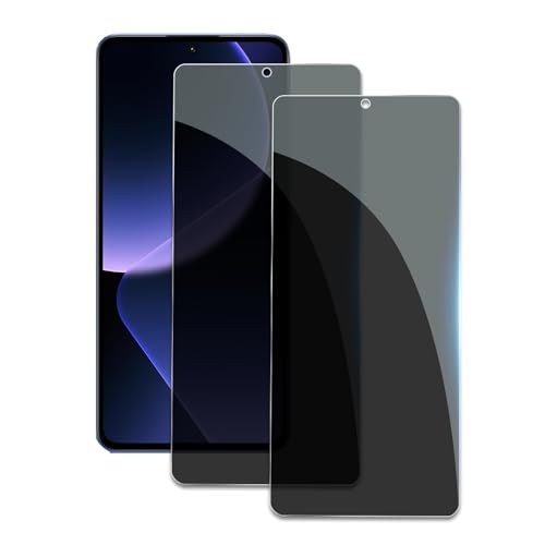 [2 Stück] Hartglas Anti-Spy für Xiaomi 13T/13T Pro, Privatsphäre, 9H Härte, Displayschutzfolie, kratzfest, Anti-Fingerabdruck, blasenfrei von AYWLPP