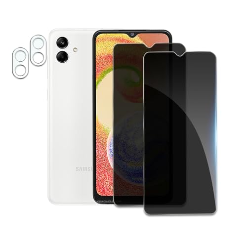 2 Stück Sekuritglas für Samsung Galaxy A04 mit 2 Rückseitenschutz, Sichtschutz und Härtegrad 9H, kratzfest, 2 Stück von AYWLPP