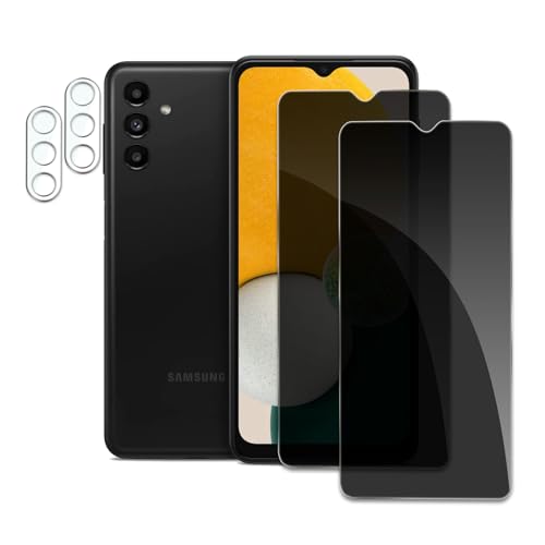 2 Stück Sekuritglas für Samsung Galaxy A13 mit 2 Rückseitenschutz, Sichtschutz und Härtegrad 9H, kratzfest, 2 Stück von AYWLPP