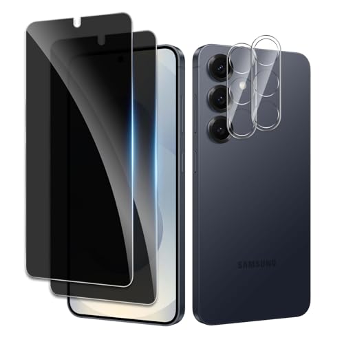 2 Stück Sichtschutz für Samsung Galaxy S25 mit 2 Stück Kameraschutz, Anti-Spähen Privatsphäre Schutzfolie,Anti-Spy Panzer Schutz Glas Folie, HD Blickschutzfolie, 9H Härte, Anti-Kratzer 2 Stück Sichtschutz für Samsung Galaxy S25 mit 2 Stück Kameraschutz, Anti-Spähen Privatsphäre Schutzfolie,Anti-Spy Panzer Schutz Glas Folie, HD Blickschutzfolie, 9H Härte, Anti-Kratzer von AYWLPP