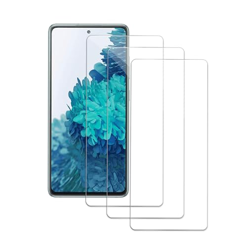 3 Stück Schutzfolie für Samsung Galaxy S20FE, HD Displayschutzfolie, Panzer Schutz Glas, Gehärtetes Glas Displayschutz, 9H Härte, Hat Keinen Einfluss auf die Hülle, Anti-Kratzen, Anti-Öl von AYWLPP