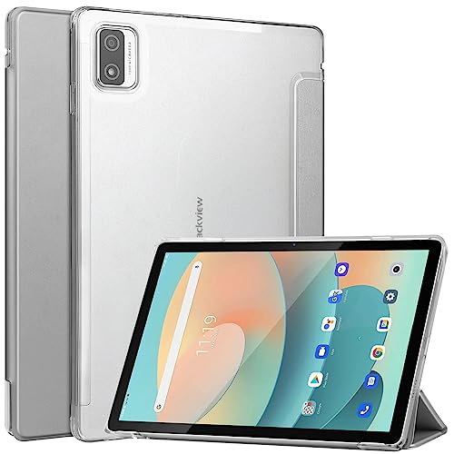 AYXYYDS Hülle für Blackview Tab 12 PRO Android 12 Tablet 10,1'' Inch, Schutzhülle Ultradünne PU Leder mit Standfunktion und Auto Schlaf/Wach Kompatibel mit Blackview Tab 12 PRO (Argent) von AYXYYDS