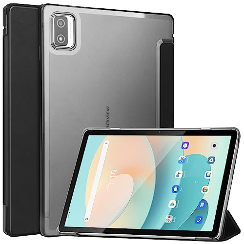 AYXYYDS Hülle für Blackview Tab 12 PRO Android 12 Tablet 10,1'' Inch, Schutzhülle Ultradünne PU Leder mit Standfunktion und Auto Schlaf/Wach Kompatibel mit Blackview Tab 12 PRO (Black) von AYXYYDS