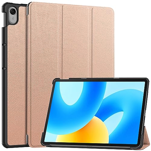 AYXYYDS Hülle für Huawei Matepad 11.5 Inch (2023), Schutzhülle Ultradünne PU Leder mit Standfunktion und Auto Schlaf/Wach Kompatibel mit Huawei Matepad 11.5 Inch (2023) (Rose Gold) von AYXYYDS