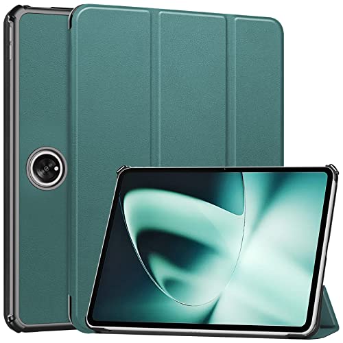 AYXYYDS Hülle für OnePlus Pad 11.6 Inch Tablet 2023, Schutzhülle Ultradünne PU Leder mit Standfunktion und Auto Schlaf/Wach Kompatibel mit OnePlus Pad 11.6 Inch (Green) von AYXYYDS