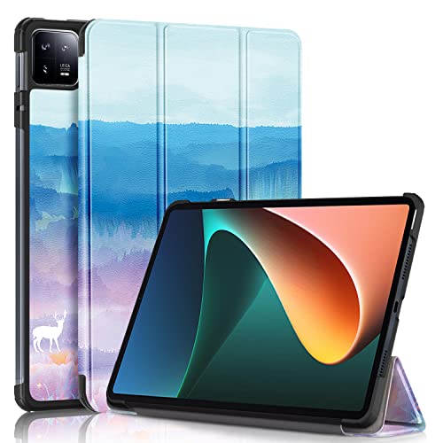 AYXYYDS Tablet Hülle Schutzhülle für Xiaomi Pad 6 11 Zoll Tablet 2023 mit Auto Schlaf/Wach Funktion (Unicorn) von AYXYYDS