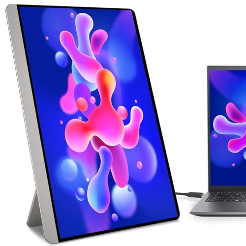 AYY Tragbarer Monitor 16,1 Zoll FHD 1080P USB-C HDMI externer Sekundärbildschirm für Computer HDR IPS Gaming Erweiterung für PC Mac Smartphone PS4/5 Xbox Switch mit integrierten Lautsprechern AYY Tragbarer Monitor 16,1 Zoll FHD 1080P USB-C HDMI externer Sekundärbildschirm für Computer HDR IPS Gaming Erweiterung für PC Mac Smartphone PS4/5 Xbox Switch mit integrierten Lautsprechern von AYY