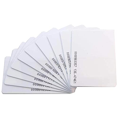 AZDelivery 10 x RFID Card Keycard/Schlüsselkarte 125KHz Weiß, Durchnummeriert kompatibel mit Arduino inklusive E-Book! von AZDelivery