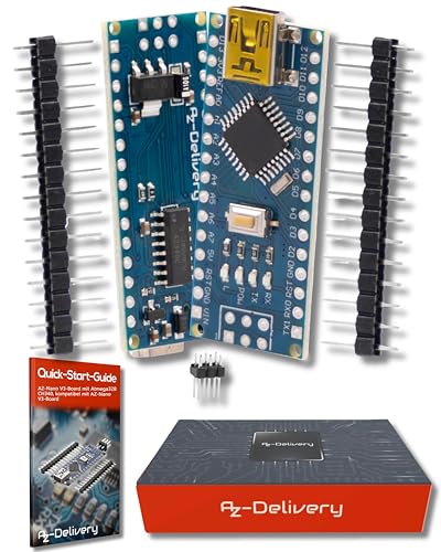 AZDelivery 1x AZ-Nano V3-Board Set - AZ-Nano V3-Board Mikrocontroller mit Atmega328 CH340 inklusive E-Book AZDelivery 1x AZ-Nano V3-Board Set - AZ-Nano V3-Board Mikrocontroller mit Atmega328 CH340 inklusive E-Book von AZDelivery