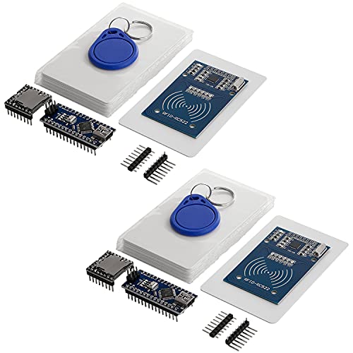 AZDelivery 2 x TonUINO Set (Mp3 Player, AZ-ATmega328-Board, RFID Kit und 13,56 MHz RFID Karten) kompatibel mit Arduino inklusive E-Book! von AZDelivery