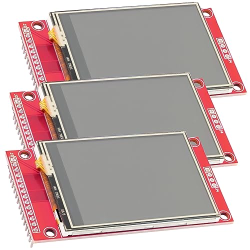 AZDelivery 3 x 2.4 Zoll LCD TFT Touch Display - Kompatibel mit Arduino und Raspberry Pi - 320 x 240 Auflösung, ILI9341 Treiber, SPI Schnittstelle von AZDelivery