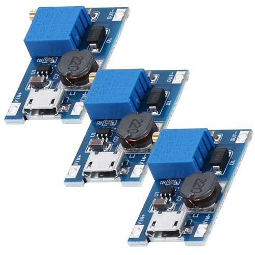 AZDelivery 3 x 2A DC-DC Boost Step-Up Wandler, MicroUSB – Universeller Spannungsregler, 2V-24V zu 5V-28V, für MT3608 – Idealer Spannungswandler und Spannungsstabilisator für vielfältige Anwendungen AZDelivery 3 x 2A DC-DC Boost Step-Up Wandler, MicroUSB – Universeller Spannungsregler, 2V-24V zu 5V-28V, für MT3608 – Idealer Spannungswandler und Spannungsstabilisator für vielfältige Anwendungen von AZDelivery