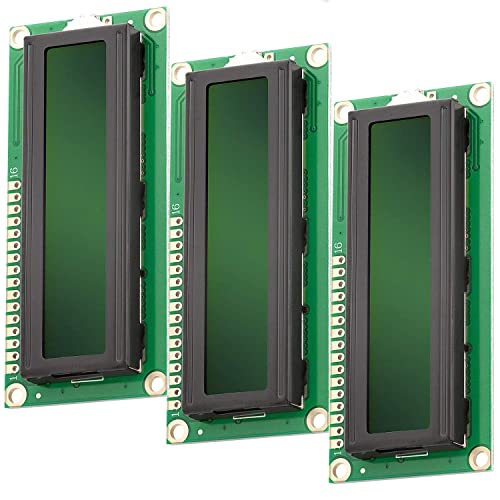 AZDelivery 3 x HD44780 1602 LCD Modul Display 2x16 Zeichen mit grünem Hintergrund und schwarzen Zeichen kompatibel mit Arduino und Raspberry Pi inklusive E-Book! AZDelivery 3 x HD44780 1602 LCD Modul Display 2x16 Zeichen mit grünem Hintergrund und schwarzen Zeichen kompatibel mit Arduino und Raspberry Pi inklusive E-Book! von AZDelivery