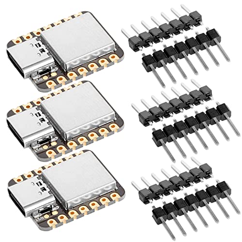 AZDelivery 3 x Hochwertiges Mini Entwicklungsplatine mit verschiedenen Schnittstellen und multifunktionalem Hochleistungs-Mikrocontroller kompatibel mit USB-C-Anschluss von AZDelivery